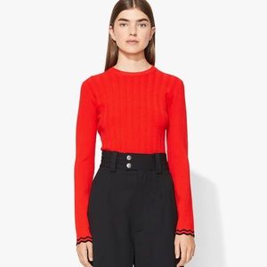 IN SEARCH OF: Proenza Schouler Zig-Zag knit top.